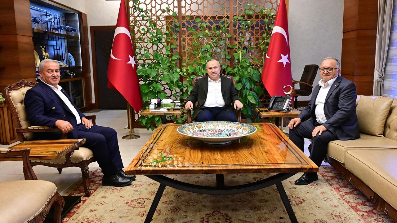 Nevşehir Valisi Fidan, Mengen Belediye Başkanı Turan’ı Kabul Etti