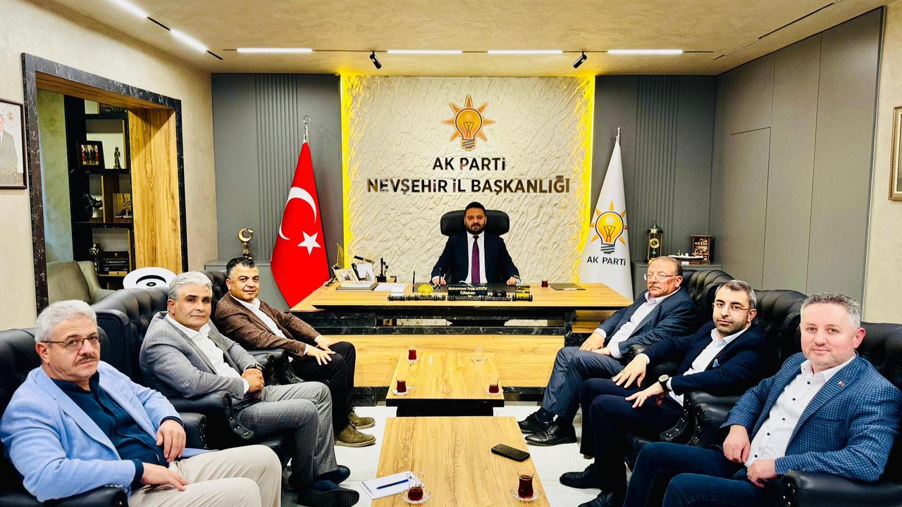 AK Parti Nevşehir İl Başkanı Aygün, Belediye Başkanlarıyla İstişare