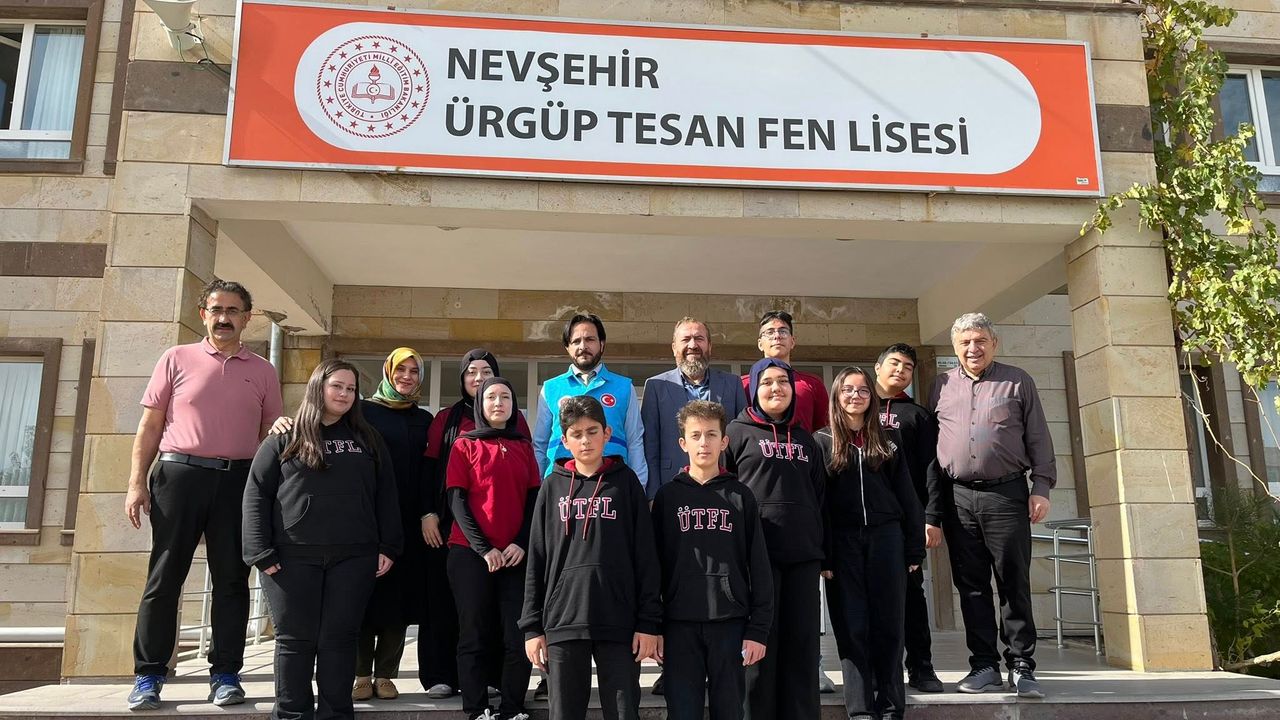 Ürgüp'te Öğrencilerden Gazze’ye Anlamlı Destek