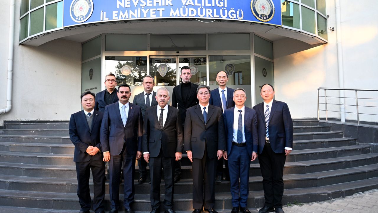 Çinli Polis Heyeti Nevşehir’de