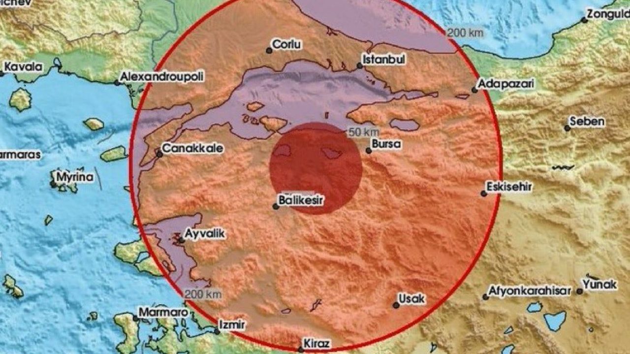 Balıkesir’de Deprem! İstanbul ve Çevre İllerde de Hissedildi