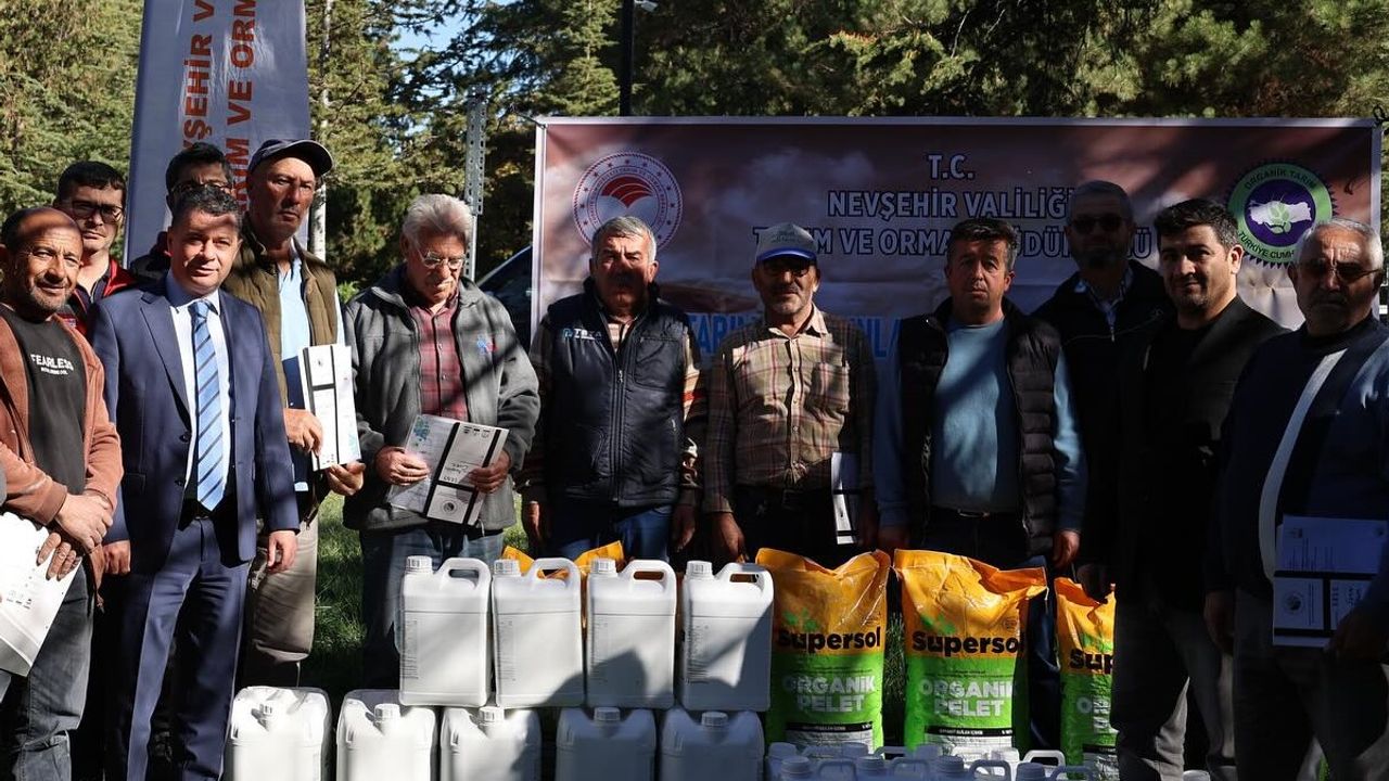 Nevşehir’de Organik ve İyi Tarım Uygulamaları Destekleniyor