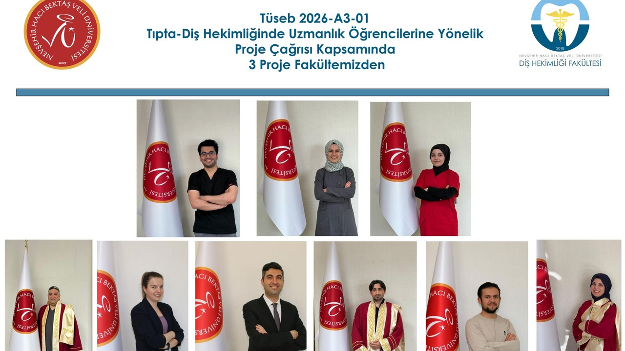 NEVÜ Diş Hekimliği Fakültesi’nden TÜSEB Proje Çağrısında Öne
