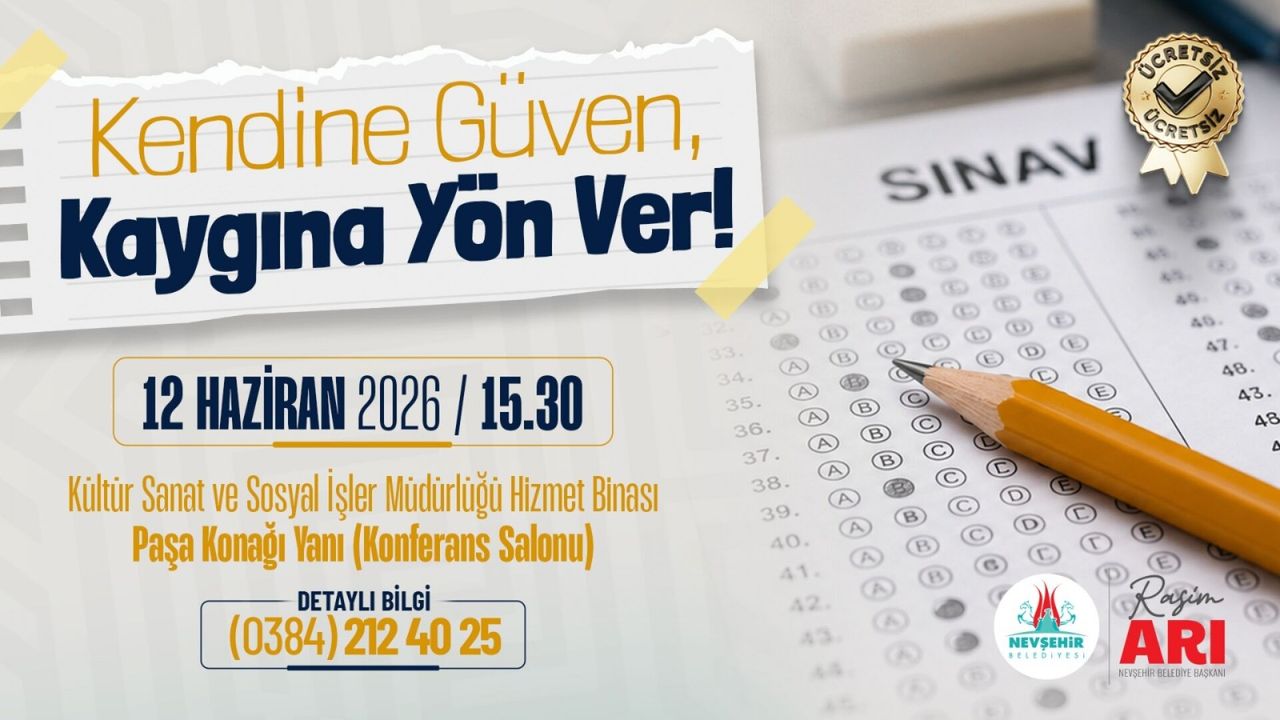 Nevşehir'de “Sınav Kaygısını Yönetme” Semineri Düz