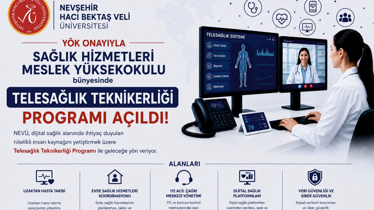 NEVÜ’de Sağlıkta Dijital Dönüşüm: YÖK Onayıyla "Tele-Sağlık 