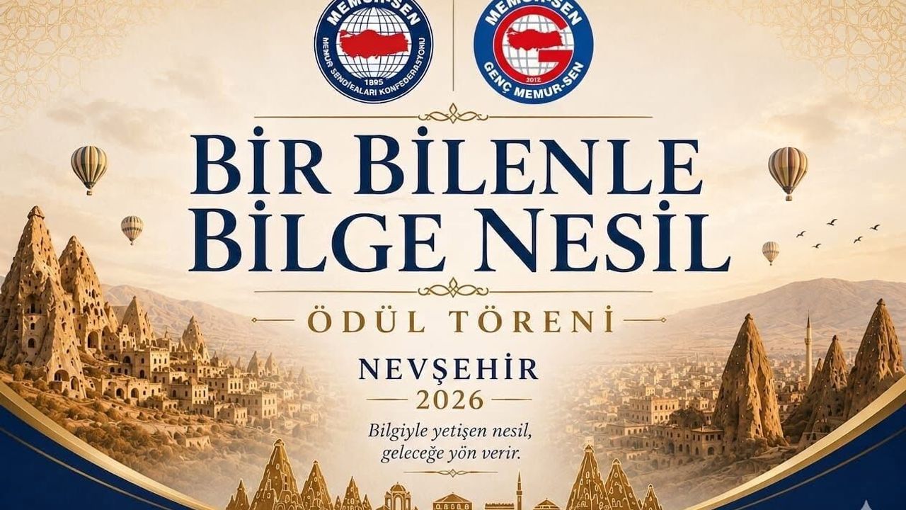 “Bir Bilenle Bilge Nesil” Ödül Töreni Nevşehir’de 