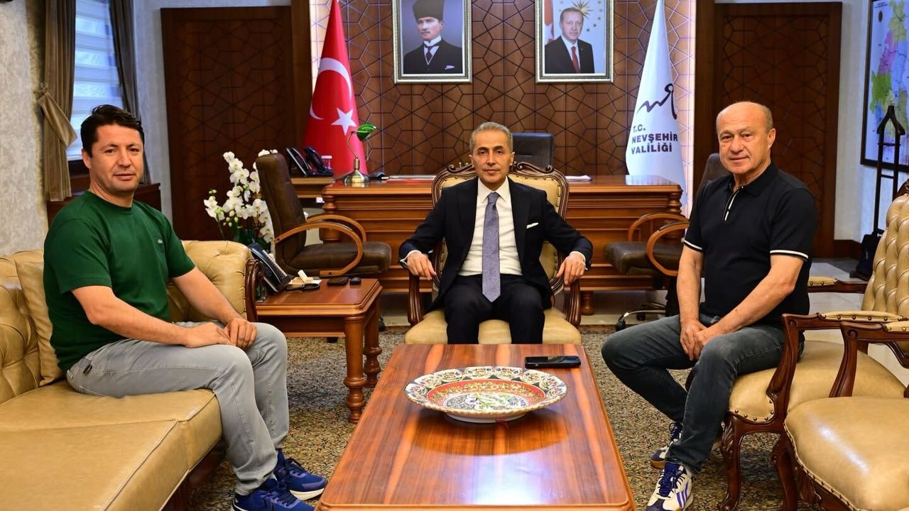 Eski Hakem Mutlu Çelik'ten Nevşehir Valisi Kök'e Ziyaret