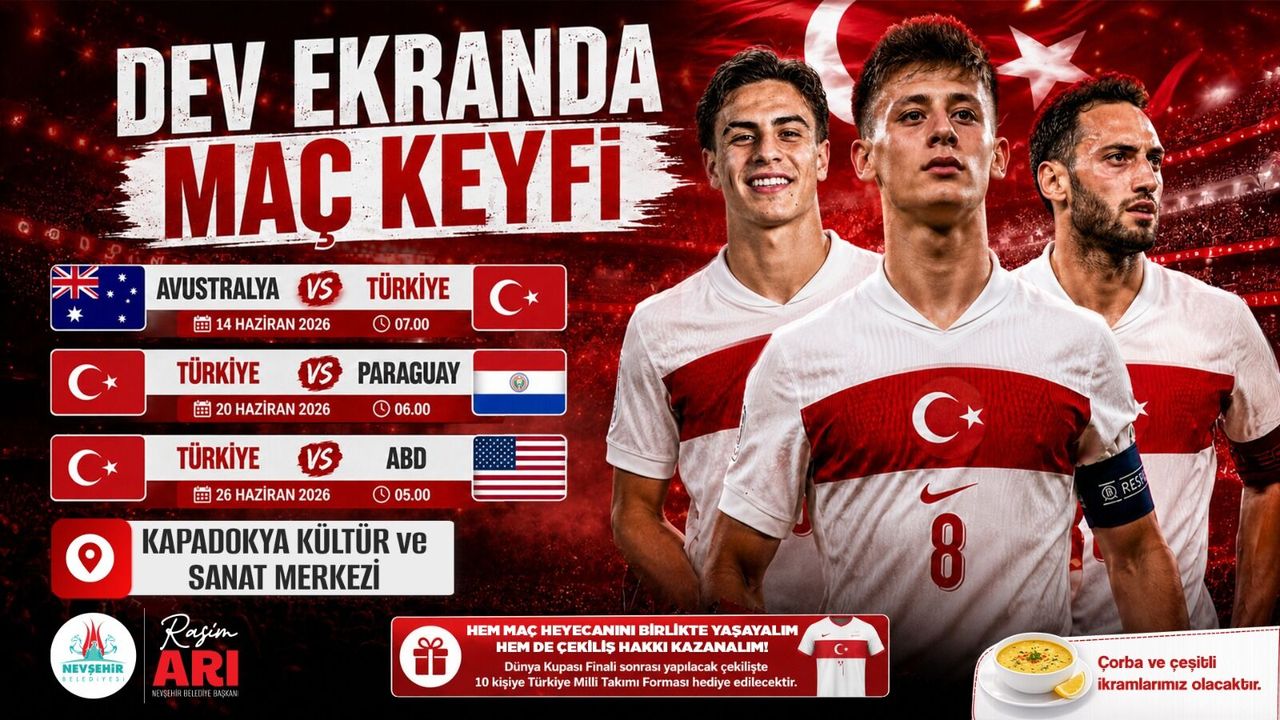 A Milli Futbol Takımı’nın Dünya Kupası Yolculuğu Dev Ekranda