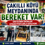 Nevşehir Çakıllı'da Köy Meydanı Pazara Döndü! İşte Fiyatlar