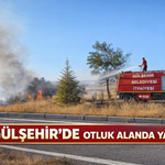 Gülşehir Havalimanı Yolunda Otluk Alan Kül Oldu