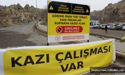 Göreme Açık Hava Müzesi Yolu Trafiğe Kapatıldı