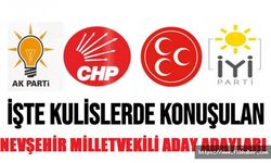 İşte Kulislerde konuşulan Nevşehir Milletvekili aday adayları