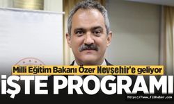 Bakan Özer, Ürgüp'te Türkiye'nin ilk Gastronomi Lisesi'ni Açacak