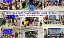 Altınyıldız Kreş ve Anaokulunda Karne Heyecanı!