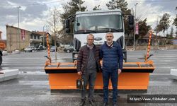 Hacıbektaş Belediyesine Yeni Kar Küreme Aracı