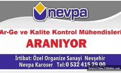 NEVPA'ya Ar-Ge ve Kalite Kontrol Mühendisleri Aranıyor!