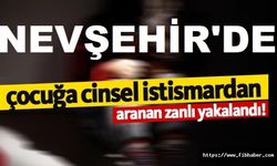 Nevşehir'de çocuğa cinsel istismardan aranan şahıs yakalandı