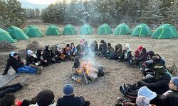 NEVÜ İzci Kulübü’nden Damsa'da ‘Kış Eğitim Kampı’