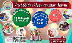 Özel eğitim uygulamaları kursu açılacak