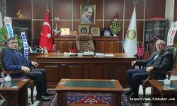 Rektör Prof. Dr. Semih Aktekin Nevşehir İl Müftüsü Kazım Güzel’i Ziyaret Etti