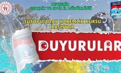 Su topu aday hakem kursu düzenlenecek