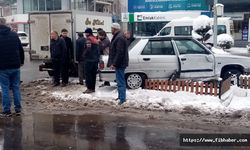 Nevşehir'de kar yağışı trafik kazalarına davetiye çıkardı