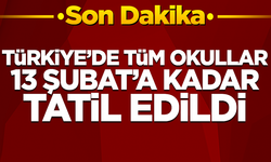 Nevşehir'de okullar bir hafta süreyle tatil edildi