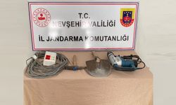 Nevşehir'de 'izinsiz kazı' yapan 1 kişi suçüstü yakalandı