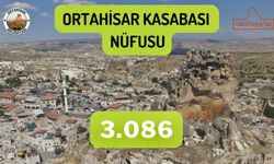 Ortahisar'ın nüfusu 3 bin 086 oldu
