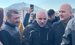 Bakan Soylu ve Milletvekili Açıkgöz Elbistan'da konteyner alanlarını inceledi