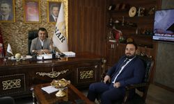 Milletvekili Aday Adayı Taşdemir, Nar Belediye Başkanı Süleyman Özçelik'i Ziyaret Etti