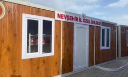 Nevşehir'den gönderilen konteyner evler Hatay'a ulaştı