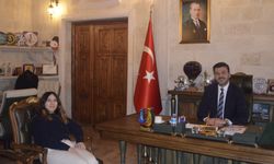 Nevşehir Milletvekili A. Adayı Uzman Dr. Fatma Çömçe, Başkan Aktürk’e ziyaret