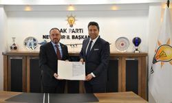 Nevşehir'den AK Parti’de ilk resmi başvuru Serkan Vural’dan
