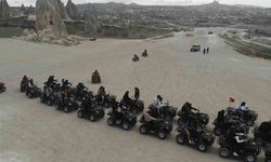Depremzede öğrenciler ATV ile Kapadokya'yı keşfe çıktı