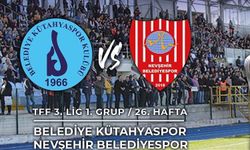 Belelediye Kütahyaspor-Nevşehir Belediyespor maçına doğru
