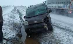 Nevşehir'de buzlanma kazaya neden oldu: Sürücüler uyarıldı
