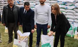 Nevşehir'de Nohut ve fasulye tohumları üreticilere teslim edildi