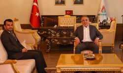 AK Parti Nevşehir Milletvekili Aday Adayı Edip Avşar'dan Başkan Savran'a Ziyaret 