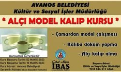 Avanos Belediyesi'nin Alçı Model Kalıp Kursu Kayıtları Başlıyor