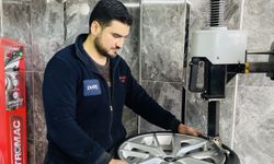 Nevşehir'de oto lastikçilerde yaz lastiği yoğunluğu yaşanıyor