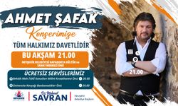Ahmet Şafak Konseri Bu Akşam Saat 21.00’de