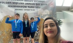 Nevşehirli yüzücüler Ankara'dan derecelerle döndü