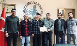 Bölge birincisi öğrenci ödüllendirildi