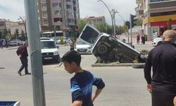 Nevşehir'de Yine Kanala Uçan Araç, Aynı Yerde Bu Kaçınca Kaza...!