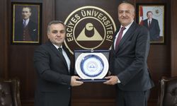 KÜN Rektörü Karasar'dan Erciyes Üniversitesi Rektörü Altun’a ziyaret