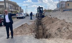 Kavak Kasabasında Çeşme Caddesi Güzelleşiyor