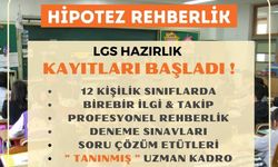 Hipotez Kurs & Rehberlik LGS Hazırlığında Öğrencilerin Yanında!