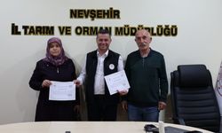 Nevşehir'de 3 yerde demo Çilek Bahçesi kuruldu.