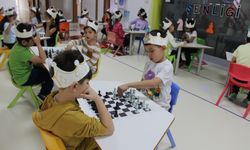 Özel Altınyıldız Kreş Ve Anaokulunda Yıl Sonu Satranç Turnuvası